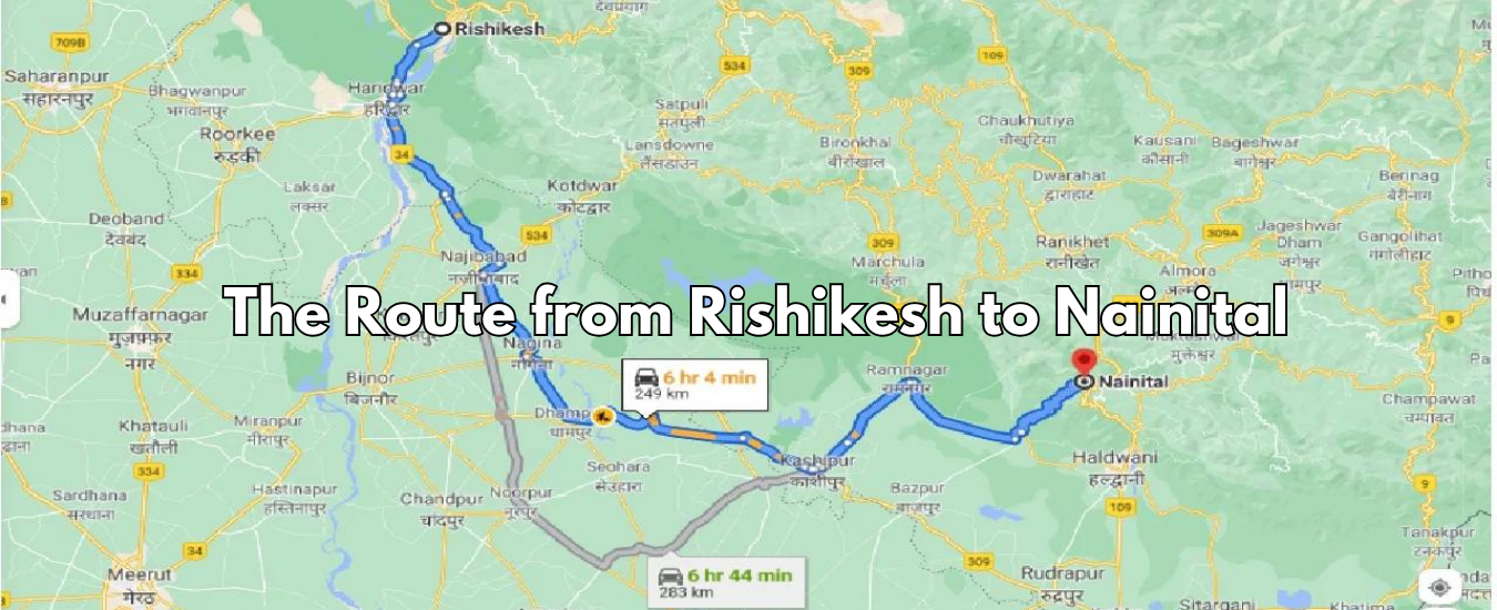 The Route from Rishikesh to Nainital